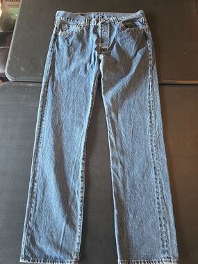 Classic Straight-Leg Blue Jeans